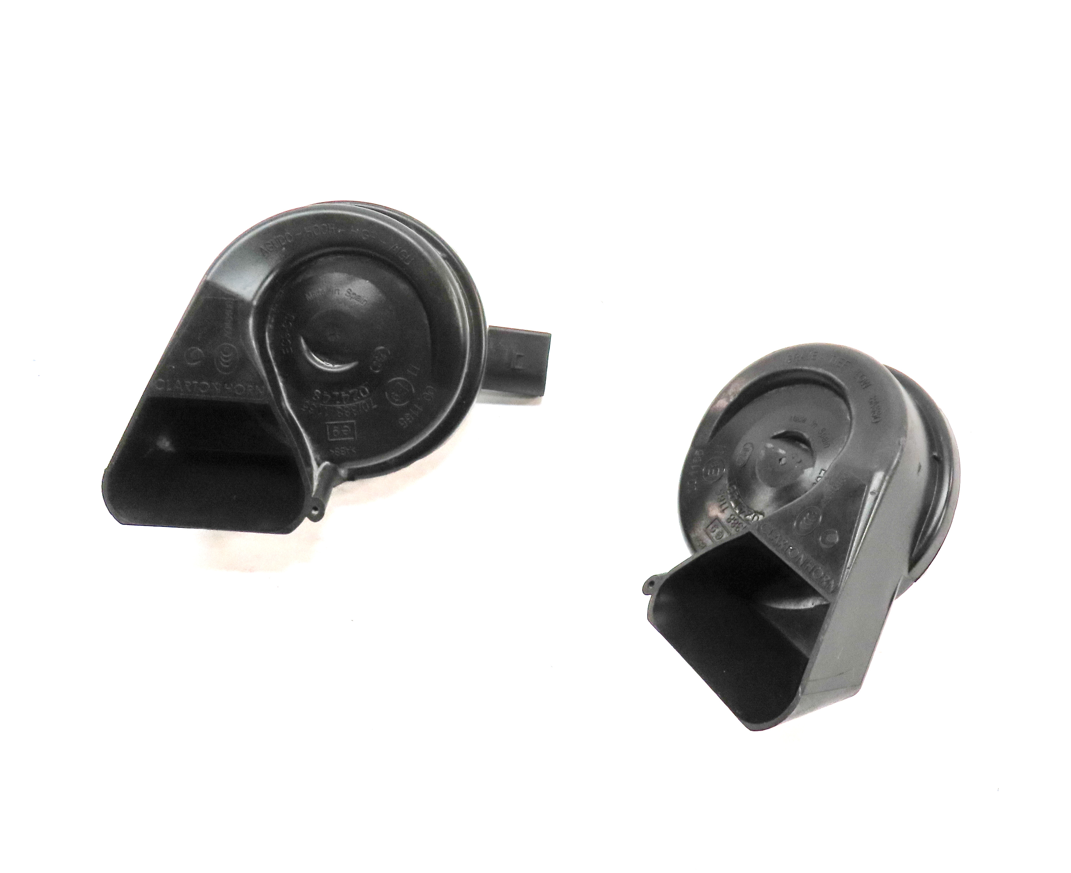 2008-2017 AUDI A4 A5 S4 S5 Q5 (B8 8K 8R 8T) HIGH & LOW TONE SAFETY HORN SET — exact item pictured